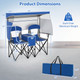 Oversized Double Beach Chair with Adjustable Canopy product