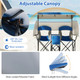 Oversized Double Beach Chair with Adjustable Canopy product