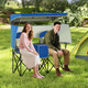 Oversized Double Beach Chair with Adjustable Canopy product