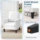Accent Chair with Solid Wood Legs product