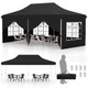 Outdoor 10 x 20 FT Pop-Up Canopy Tent with 6 Sidewalls product