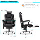 Office Chair with 7-Point Vibration Massage and Heat Functions product