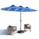 15FT Patio Umbrella with Solar Lights product
