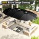 15FT Patio Umbrella with Solar Lights product
