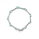 Blue Topaz and Diamond Accent Bracelet in Sterling Silver product