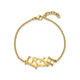 Yellow Plated Polished FAITH Bracelet product