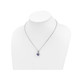 7.18 Carat (ctw) Lab-Created Garnet Pendant Necklace product