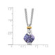7.18 Carat (ctw) Lab-Created Garnet Pendant Necklace product