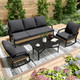 Outdoor Patio Furniture Set with Rocking Chair product