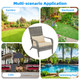 Outdoor Armchair Wicker Lounge Chairs with Cushion product