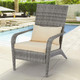 Outdoor Armchair Wicker Lounge Chairs with Cushion product