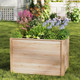 Elevated Planter Box with Open-Ended Base  product