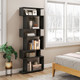 6-Tier S-Shaped Geometric Bookcase with Thickened Legs  product
