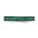 1.20 Carat (ctw) Lab-Created Emerald Eternity Band Ring product