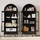 73'' Arched Metal Storage Cabinet with Doors, Drawer and Adjustable Shelves product