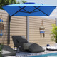 9FT Wall Mounted Outdoor Patio Umbrella product