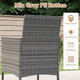 5-Piece PE Wicker Patio Dining Set with 1.97" Umbrella Hole product
