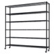 6-Tier Steel Shelving Unit with Wheels product