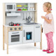 Wooden Kids Kitchen Playset with Removable Sink and Faucet product
