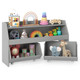 Kids Toy Storage Organizer with 2 Drawers and Wheels product