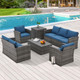 7-Piece Outdoor Patio Furniture Set with Storage Boxes product
