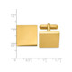 Mens Polished Square Cuff Links in Stainless Steel product
