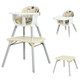 4-in-1 Baby High Chair Set with Adjustable Tray and 5-Point Harness product
