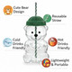 Cute Bear Reusable Cup with Straw product