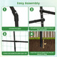 7.5FT Outdoor Garden Arch Trellis   product
