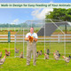 Large Metal Chicken Coop Run with Cover product