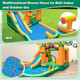 Inflatable Jungle Water Slide Park with 735W Blower product