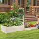 87" Raised Garden Bed with Trellis  product