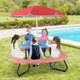Kids Outdoor Picnic Table with Adjustable and Foldable Umbrella product