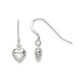 Sterling Silver Dangle Heart Earrings product