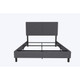 DHP Janford Bed Frame with Chic Upholstered Headboard product