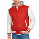 Men's Hooded Varsity Jacket with Detachable Hood  product