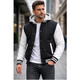Men's Hooded Varsity Jacket with Detachable Hood  product