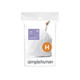 Simplehuman Code H Drawstring Trash Bags (20 ct) product