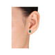 1.80 Carat (ctw) Lab-Created Emerald Earrings in Sterling Silver product