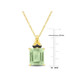 5.64 Carat (ctw) Green Quartz Necklace in Sterling Silver  product
