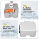 5.3 Gallon Outdoor Portable Travel Toilet  product