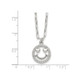 Sterling Silver Smiley Face Charm Necklace with Chain product