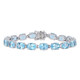 28 Carat (ctw) Sky Blue Topaz Bracelet in Sterling Silver (7.25 inches) product
