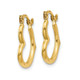 10K Yellow Gold Open Heart Small Hoop Earrings product