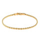 18k Gold Plated Braided Rope Anklet product