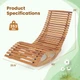 Outdoor Rocking Chaise Lounge product