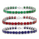 20 Carat Gemstone Tennis Bracelet in Sterling Silver product