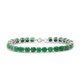 20 Carat Gemstone Tennis Bracelet in Sterling Silver product