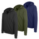 Men’s Zip-Front Fleece Lined Hooded Sweatshirt (3-Pack) product