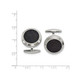 Stainless Steel Polished Cuff Links with Carbon Fiber product